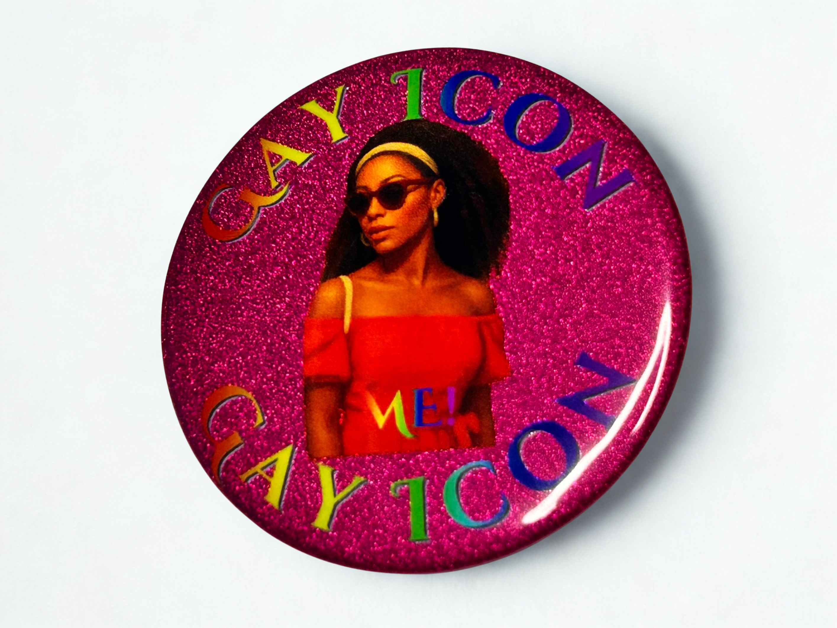 Gay Icon Button Pin - Hottie Collection